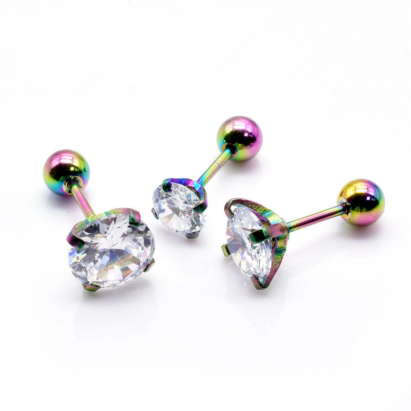 Artfully Crafted Needle-style Four-claw Fashion Earrings